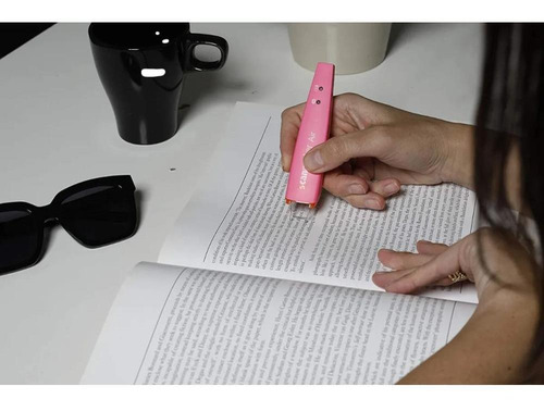 Caneta Scanner Scanmarker Marcador Leitor Digital Rosa