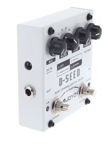 Imagen 4 de 6 de Joyo D-seed Doble Canal Digital Delay Pedal De Efectos De