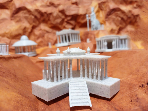 Imagen 3 de 10 de 12 Casas Del Santuario Y Estatua Atenea Saint Seiya Magicat
