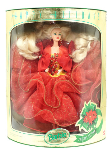 Happy Holidays Barbie Special Edition 1993 Detalle