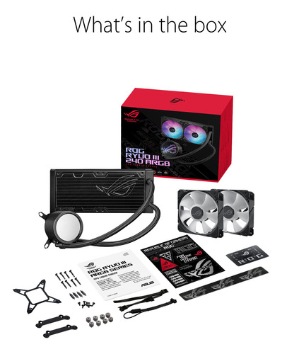 Radiador De Refrigeración Líquida Asus Rog Ryuo Iii 240 Argb