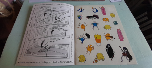 Álbum De Stickers Hora De Aventura Adventure Time (Usado)