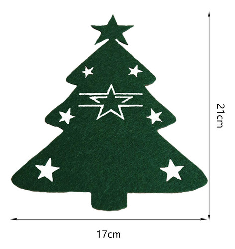 New 3 X 4 Unids Cubiertos De Navidad Telas No Tejidas