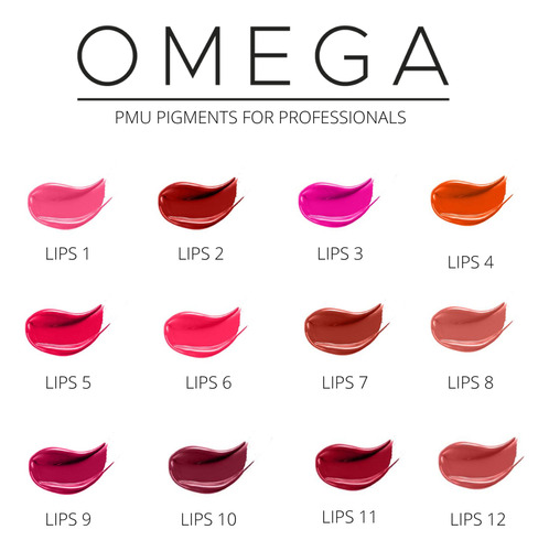 Pigmentos Para Micropigmentación De Labios 17 Ml Color Lips 2
