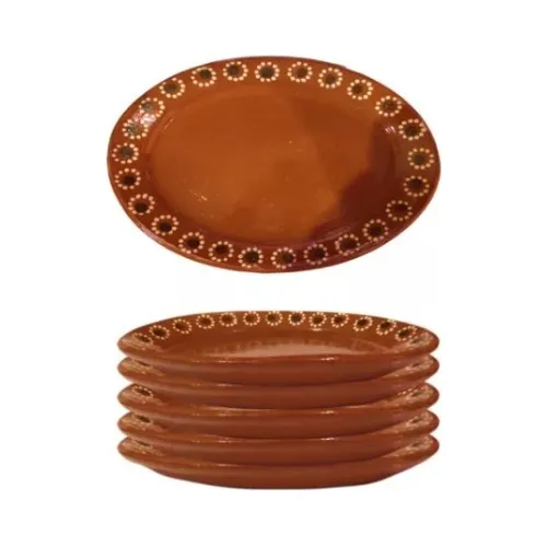 Platos de barro ovalados new arrivals
