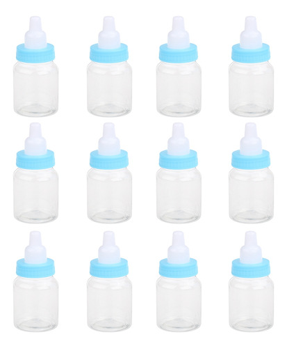 Minibiberón Azul, Botella De Caramelos Para Baby Shower