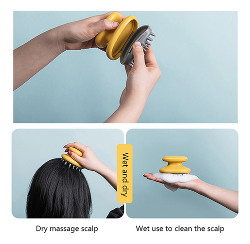 Champú Masajeador Para Cabello, Cuero Cabelludo, Silicona Su