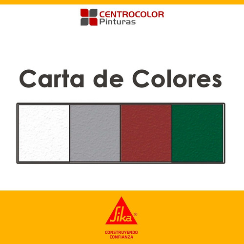 Imagen 3 de 6 de Sikacryl Membrana Liquida Sika 20 + 20 Kgs. Colores.