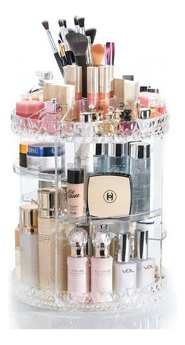 Organizador Giratório 360º Maquiagem Perfume Creme Acrílico