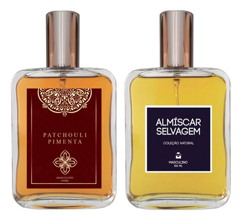 Kit Perfume - Patchouli Pimenta + Almíscar Selvagem 100ml