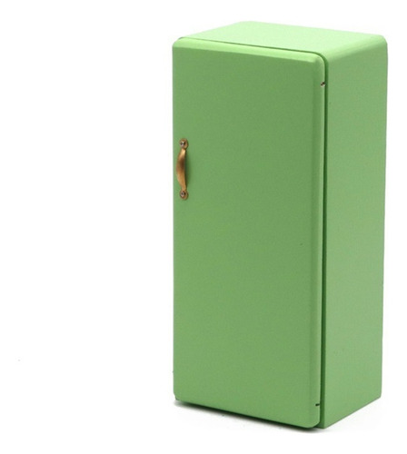 1:12 Escala Casa De Muñecas Refrigerador Micro Modelo De