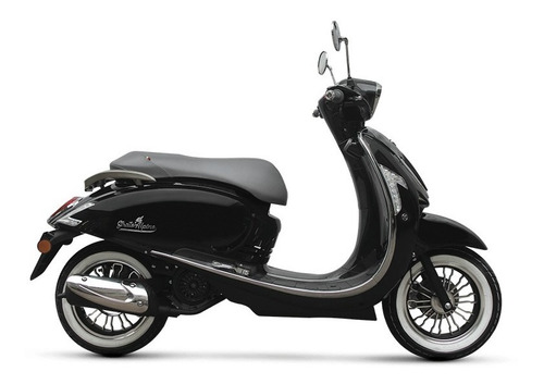 Imagen 8 de 15 de Scooter Strato Alpino 150 Blanco Retro Automatico Solodni