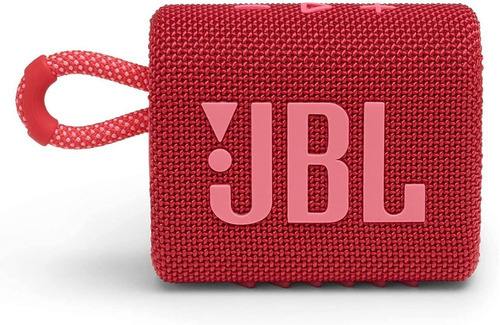 Jbl Go 3 Parlante Bluetooth Extra Bass Portatil Acuatic Rojo