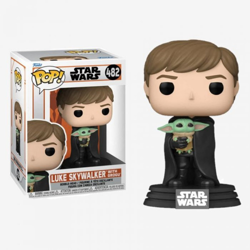 Luke Skywalker With Grogu De Funko Pop!