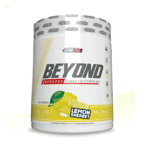 Ehp Labs Beyond Bcaa+eaa Intra Entrenamiento 60serv 432g Sabor Lemon Sherbet