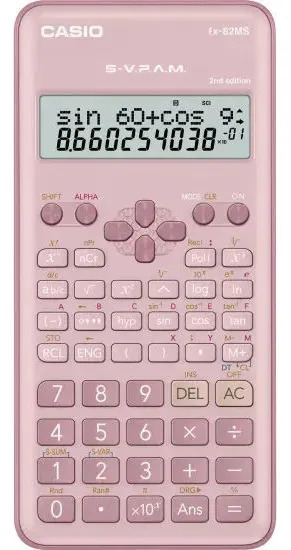Calculadora Cientifica Casio Fx-82ms 240 Funções Rosa