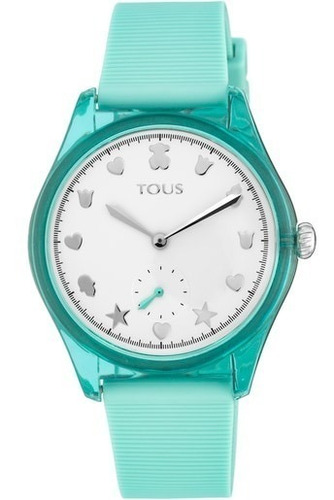 Reloj Tous Free Fresh Acero Y Policarbonato Silicona Menta