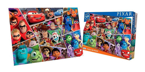 Imagen 1 de 4 de Puzzle Rompecabezas  500 Piezas Disney Pixar 