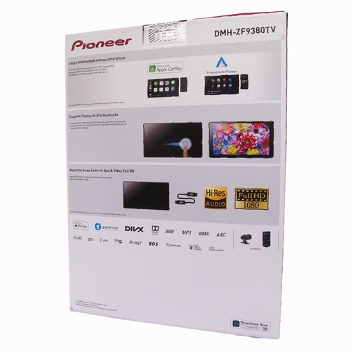 Imagem 5 de 11 de Central Multimídia Pioneer Dmh-zf9380tv 9 Pol Tela Flutuante