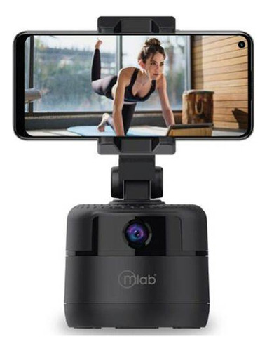 Camara Webcam Microlab 360 Tracking Con Mic 2k + Tripode Neg