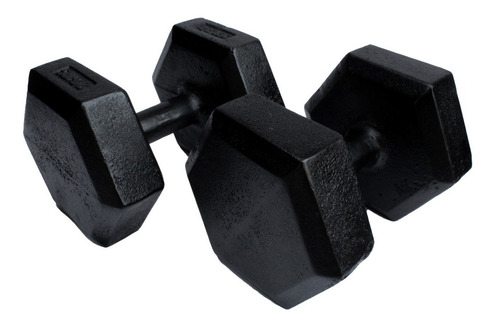 1 Mancuerna Hexagonal De 26 Kg, 1 Sola Pieza