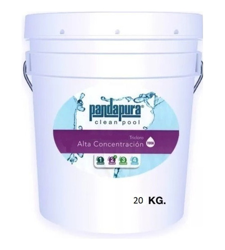 Tricloro En Polvo 20 Kgs - Cloro Para Alberca Blanco