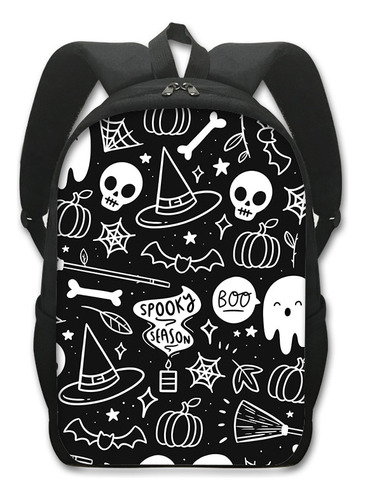 Mochila Gótica Murciélago Fantasma Vampiro For Adolescentes