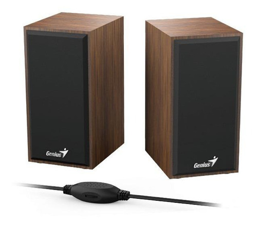 Imagen 3 de 3 de Parlante Genius SP-HF180 madera
