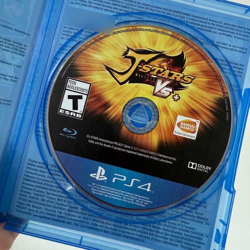 J-stars Victory Vs+ Ps4 Semi Novo Mídia Física (Recondicionado)