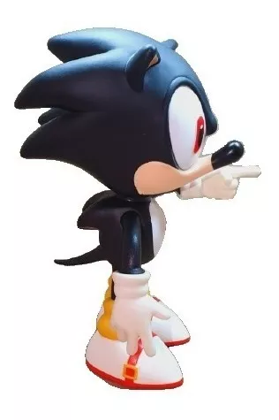 Boneco Action Figure Shadow Sonic Black Preto Articulado Grande