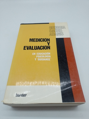 Médición Y Evaluación Georgia Sachs Adams 