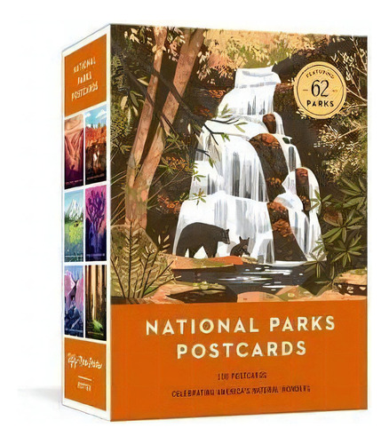 National Parks Postcards : 100 Illustrations That Celebrate America's Natural Wonders, De Fifty-nine Parks. Editorial Random House Usa Inc En Inglés