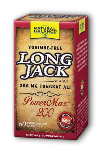 Long Jack Power Max 200 Equilibrio Natural 60 Caps