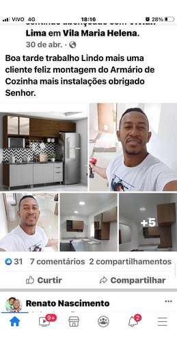 Imagem 5 de 5 de Montador De Móveis Aceito Cartões E Pix.