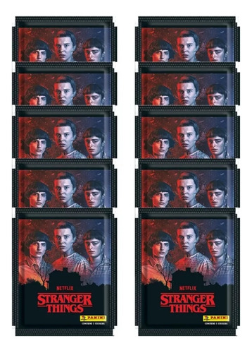 Pack 10 Sobres Stranger Things Nos Vemos Del Otro Lado. 2024