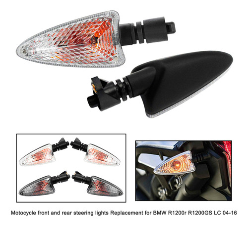 Indicadores De Giro For Motocicleta, Un Par De Luces Led De