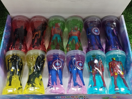 Imagen 2 de 2 de Slime Lol Y Avengers Masa Moldeable Para Niños Moda