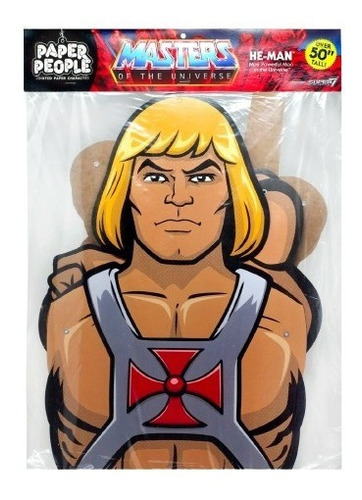 He-man Master Of The Universe Paper People Super 7