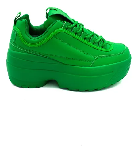 Green platform best sale sneakers