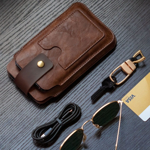 Funda Cinturon Delgada Doble 2 Equipos Para iPhone 11