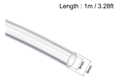 Lj Para Tubo De Silicona Para Bomba Transferencia 6mm Od 1m
