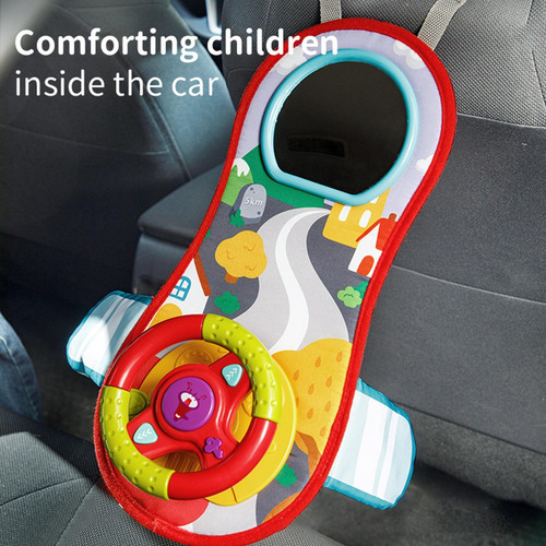 Volante De Dirección Toy Asiento Trasero Toy Fine Motor