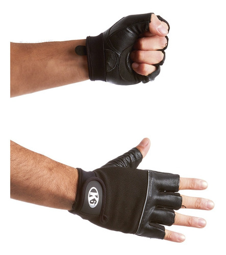 Guantes Para Gimnasio De Cuero Ideal Para Pesas Crossfit Gym