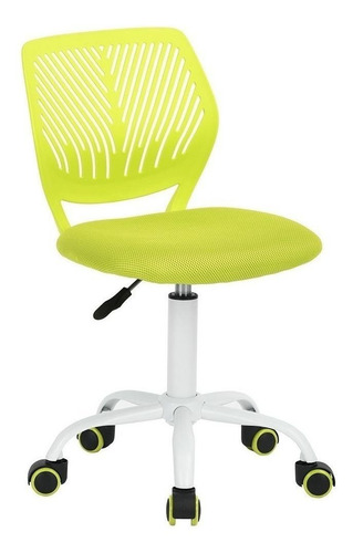 Imagen 2 de 6 de Silla de escritorio Home Make Carnation verde con tapizado de mesh