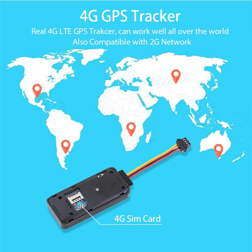 Imagen 2 de 9 de Mini Gps Tracker 4g Rastrea Y Apaga El Vehículo.