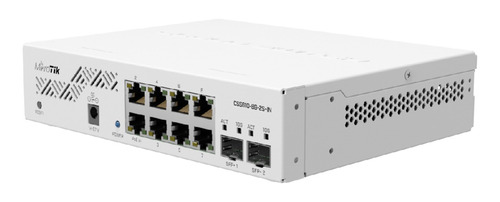 Mikrotik Switch 8p-eth 2p-sfp+ Poe Css610-8g-2s+in 10g 