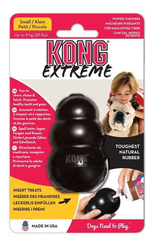 Juguete Kong Extreme Para Mascotas Perros Talla S Hasta 9 Kg