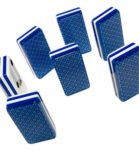 Domino Baraja Rombos Dorado / Domino Baraja Rombos Azul