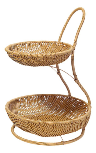 Cesta De Almacenamiento De Doble Capa,