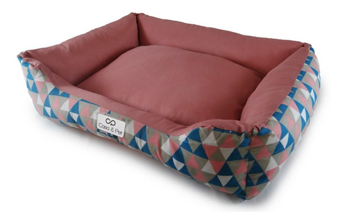 Cama Caminha Pet Para Cachorro E Gato 50x40 Geométrica 